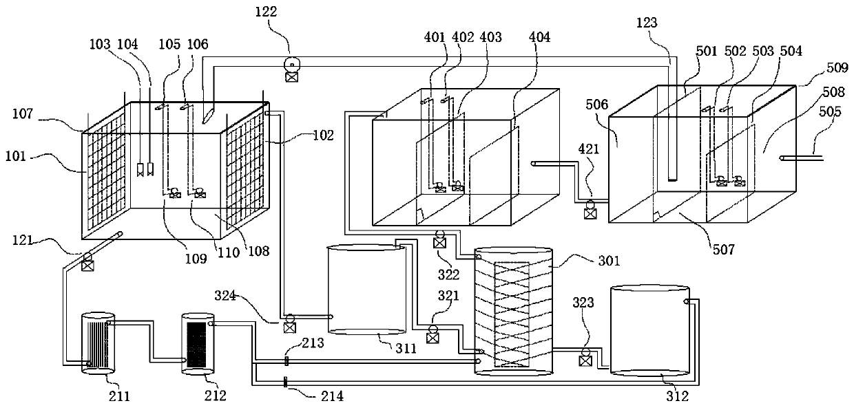 Treatment device and method for chemical nickel plating waste liquid