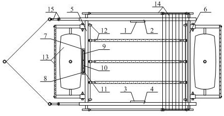 Intelligent wetland three-dimensional planting system