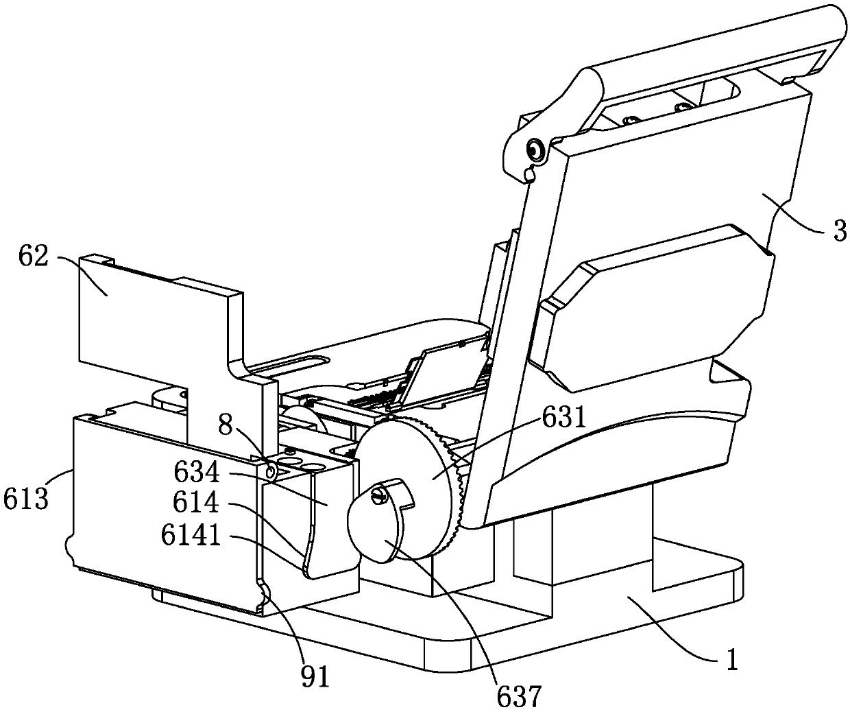 Optical fiber cutter capable of instantly storing cut optical fibers