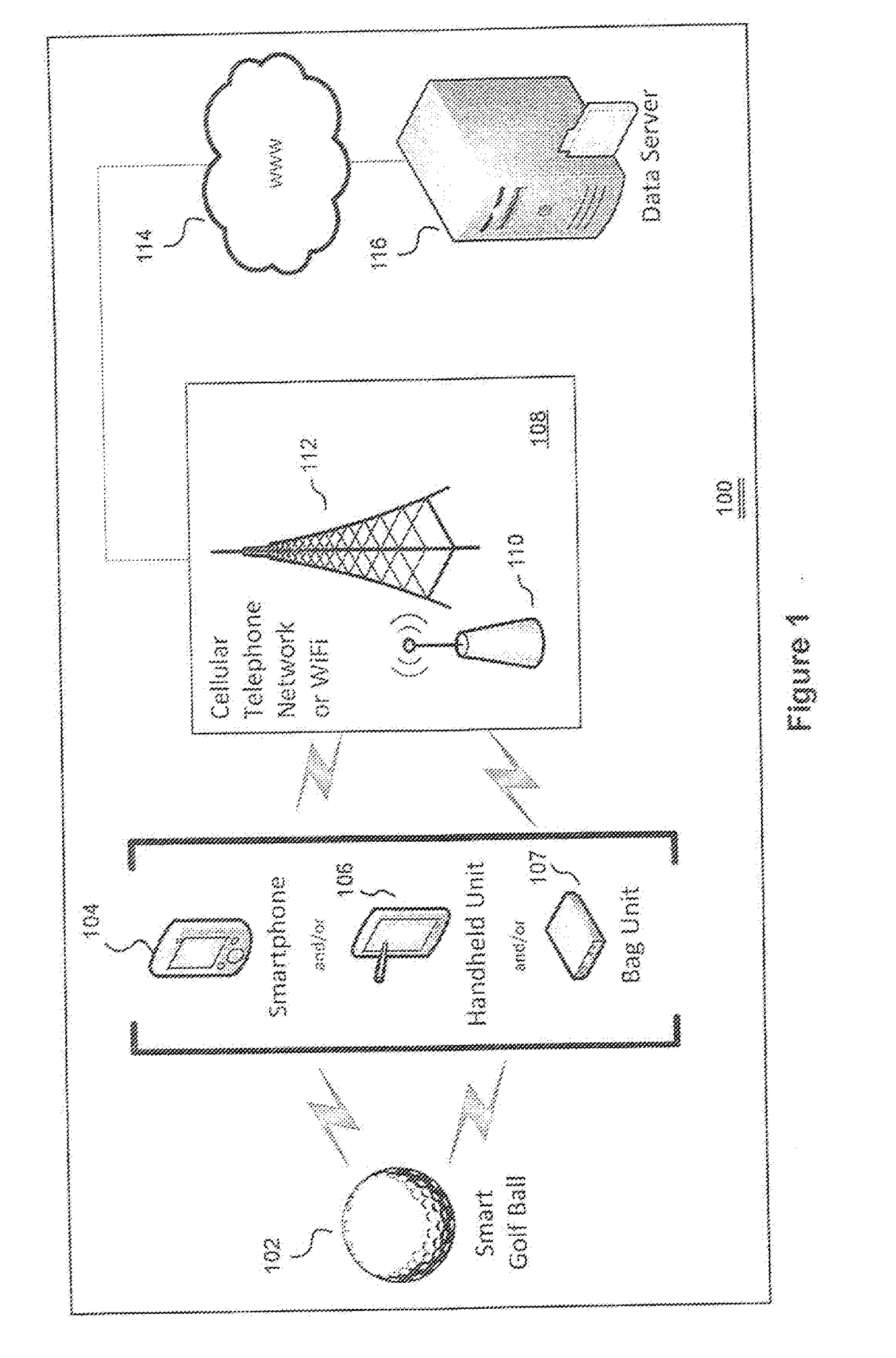 Digital information golf ball system