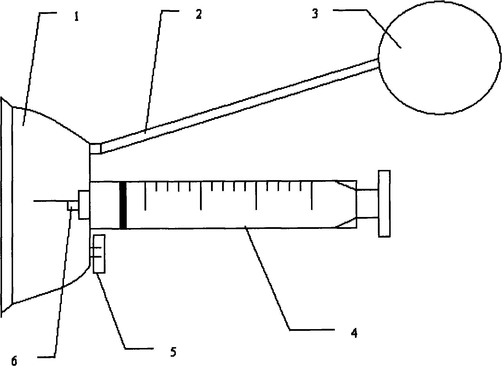 Negative pressure adsorption type hypodermic injection unit