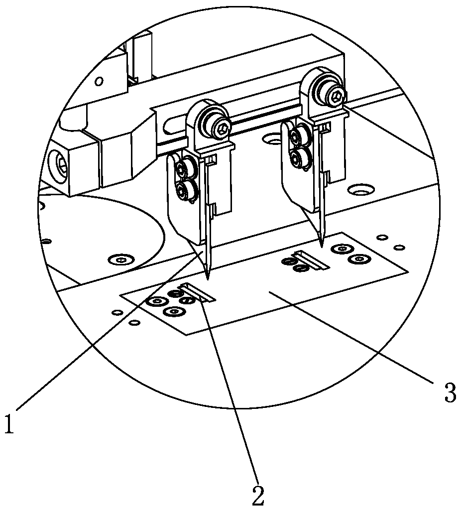 An automatic adjustment mechanism for the presser foot of a placket machine and its control method