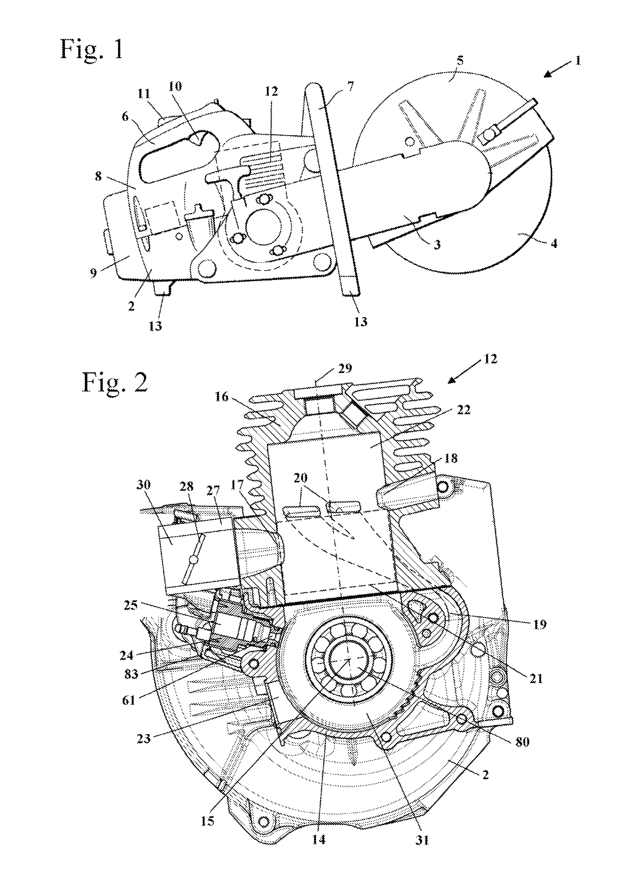 Internal combustion engine with fuel system