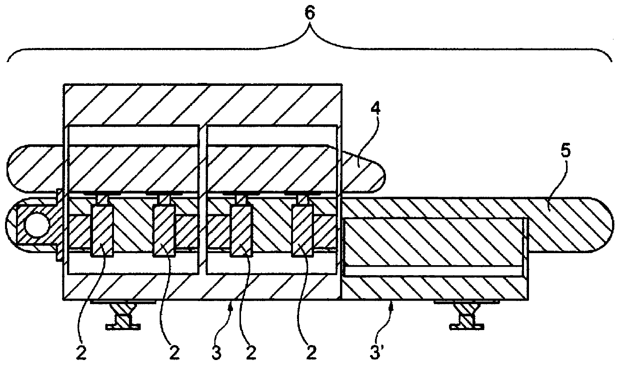 Processing device and method for mounting same