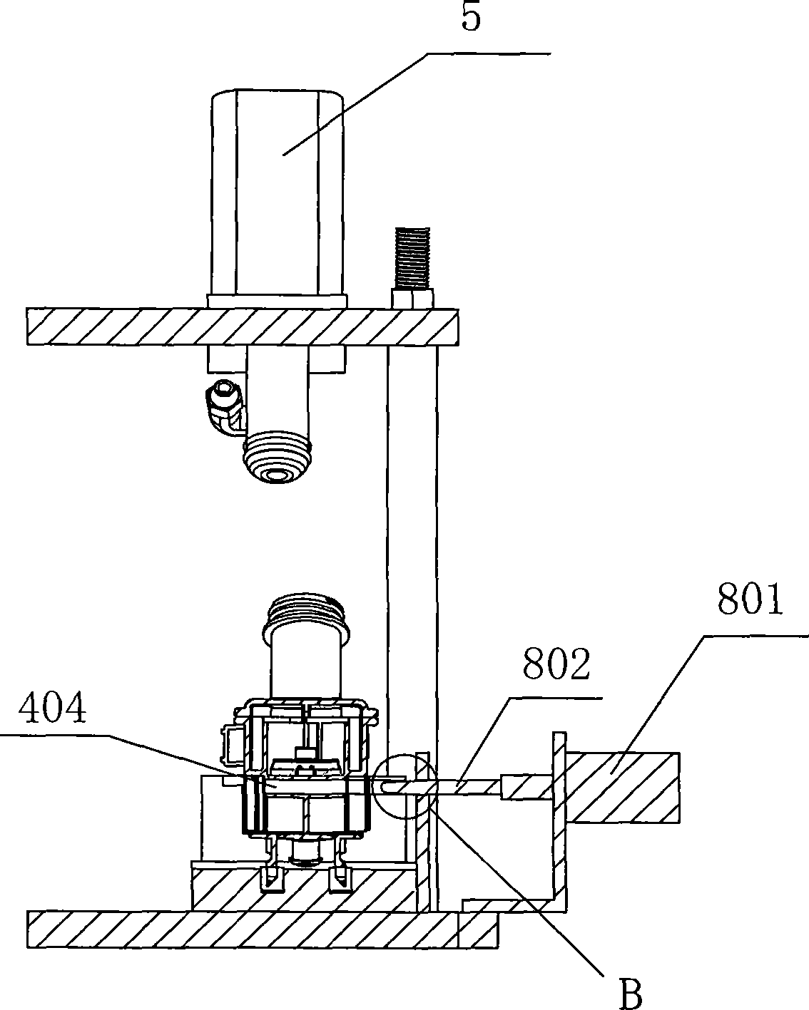 Leak detecting device of automotive brake liquid storage pot and leak detecting method of leak detecting device