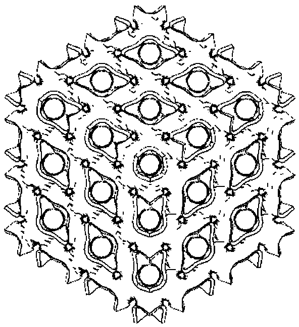 Preparation method of porous extremely small curved structure aluminum oxide ceramics based on 3D printing