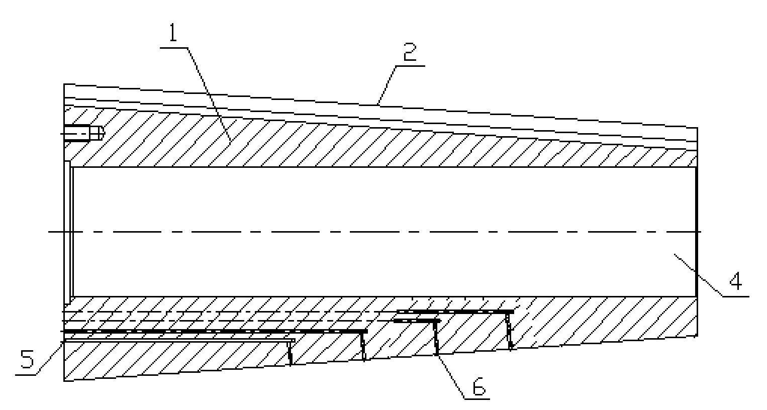 Manufacturing method of UOE (uing-oing-expanding) straight seam steel pipe expanded taper