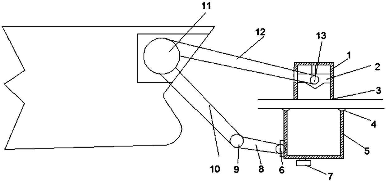 Vacuum low-pressure-type stamping icebreaking device