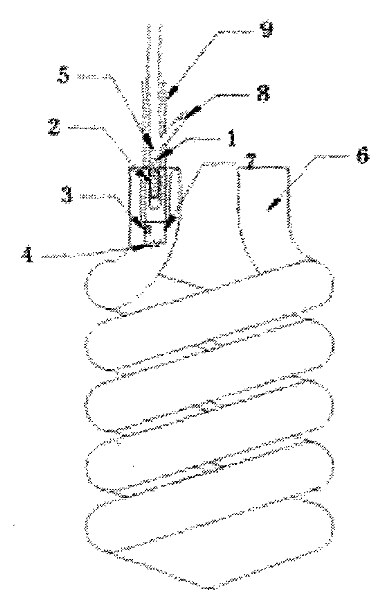 Fast-starting high-temperature amalgam energy-saving lamp