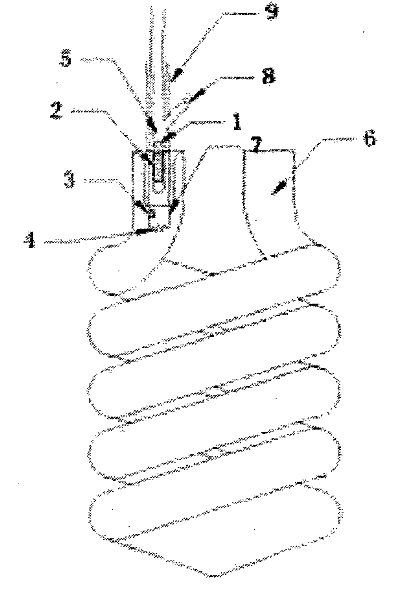 Fast-starting high-temperature amalgam energy-saving lamp