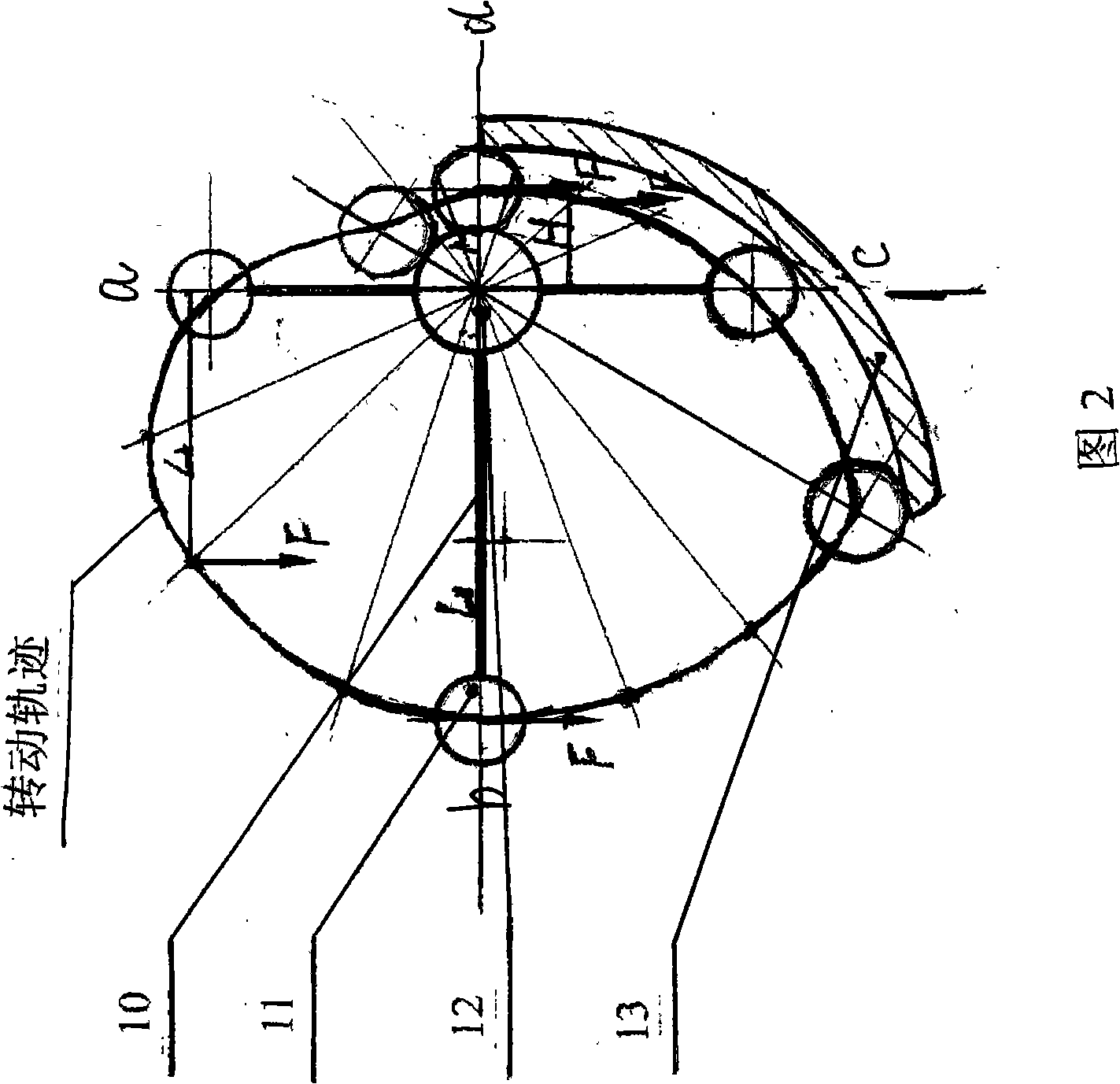 Booster pressure-storing wind motor