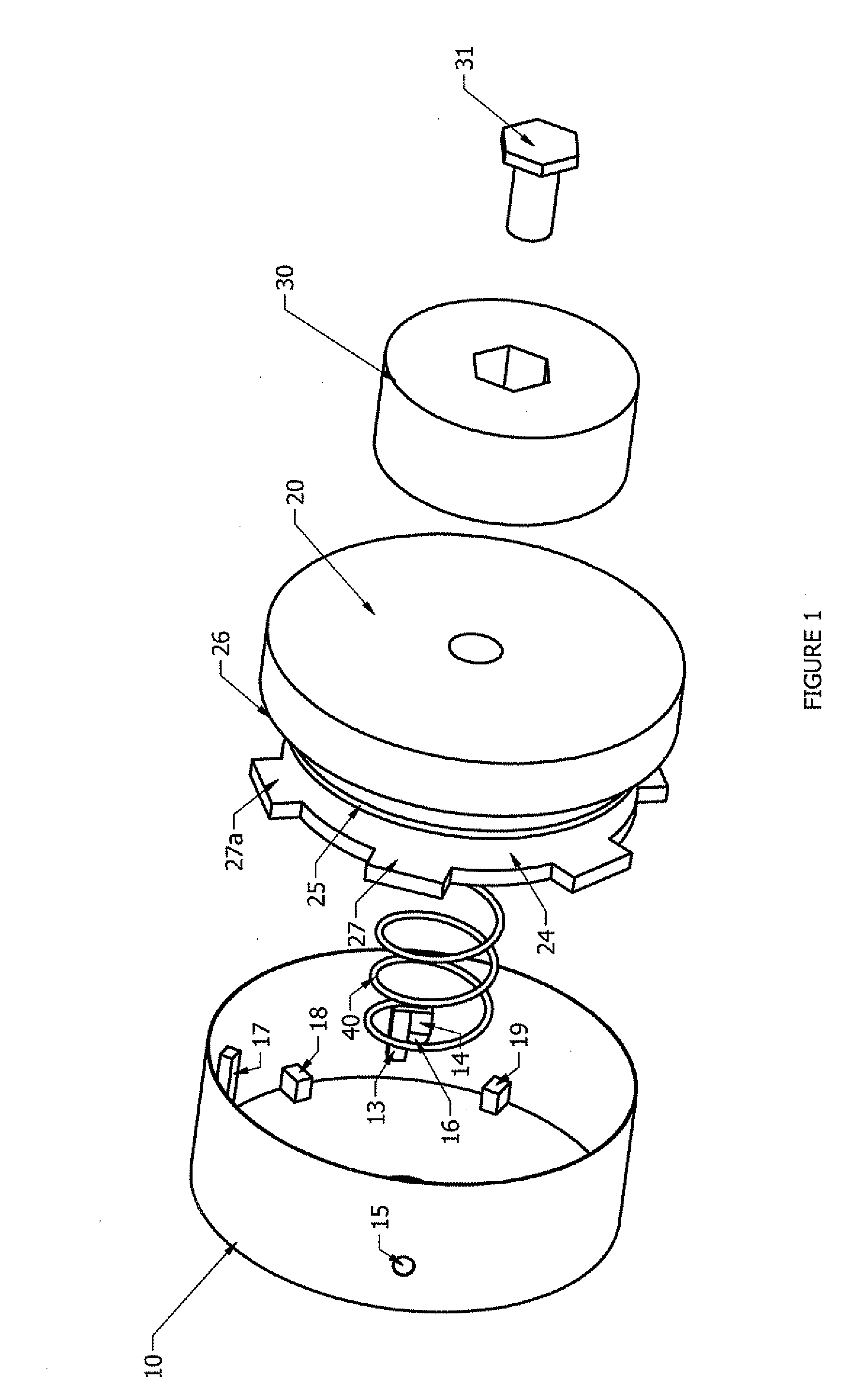 Filament Clamp for a Vegetation Trimmer