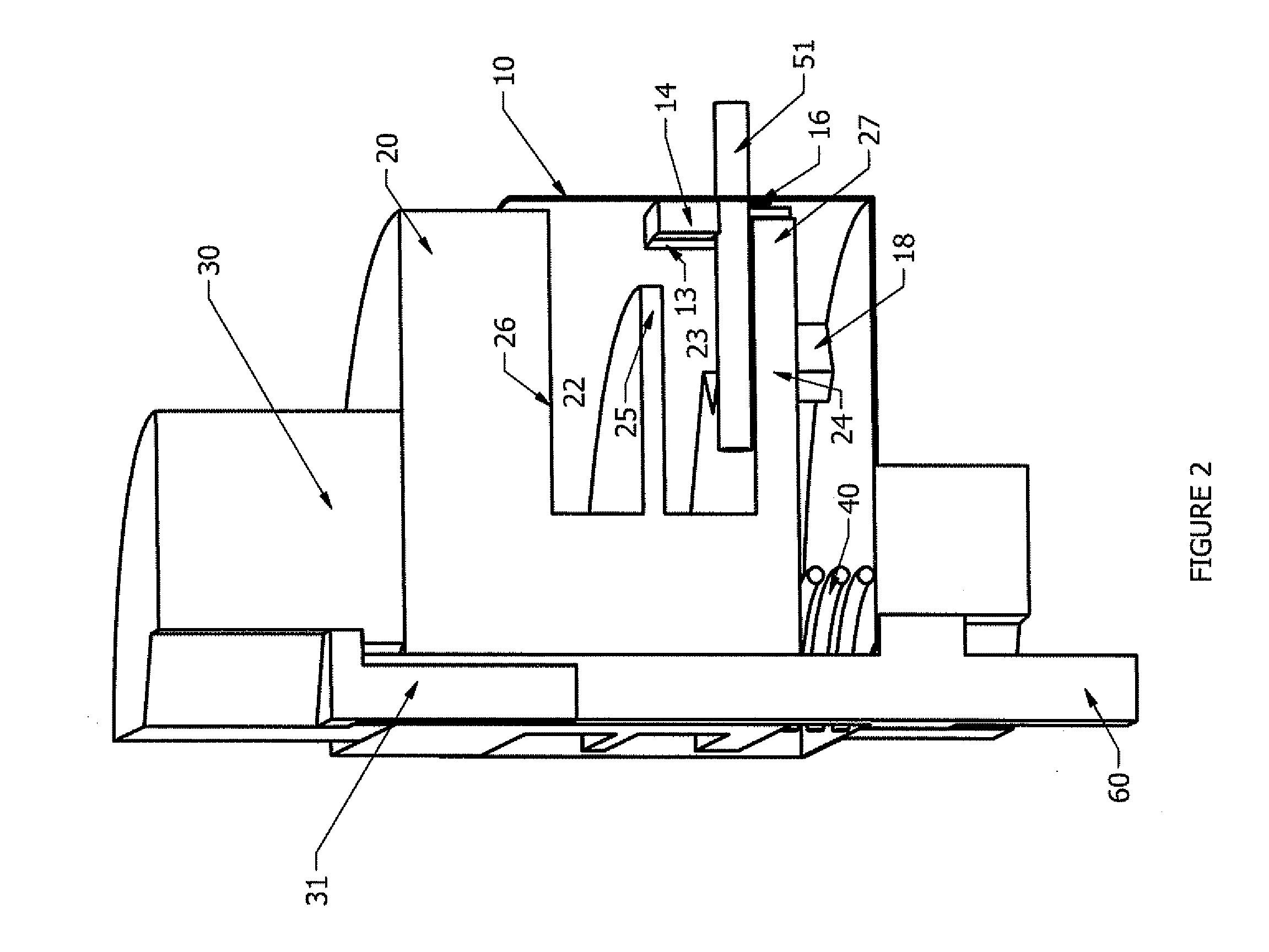 Filament Clamp for a Vegetation Trimmer