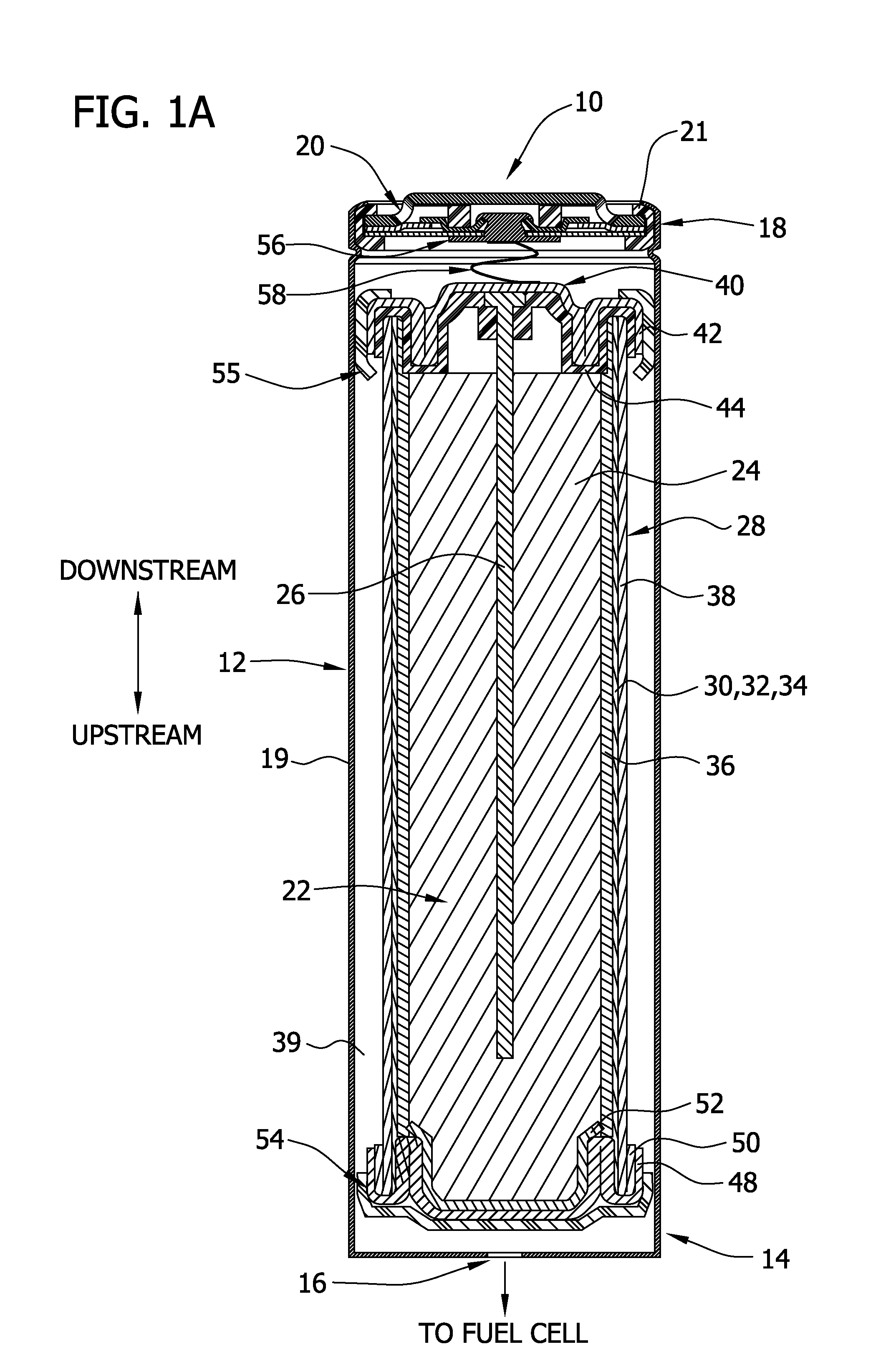 On-demand hydrogen gas generation device having gas management system