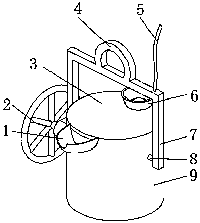 Self-heating heat preservation casting ladle