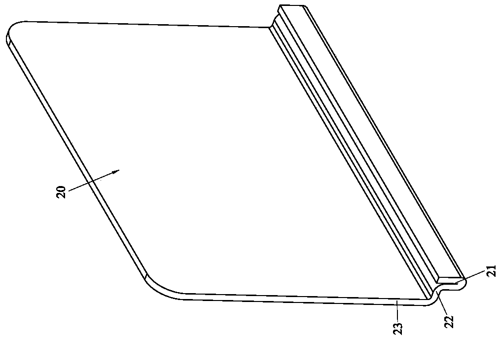 Cooling fin stamping and riveting structure