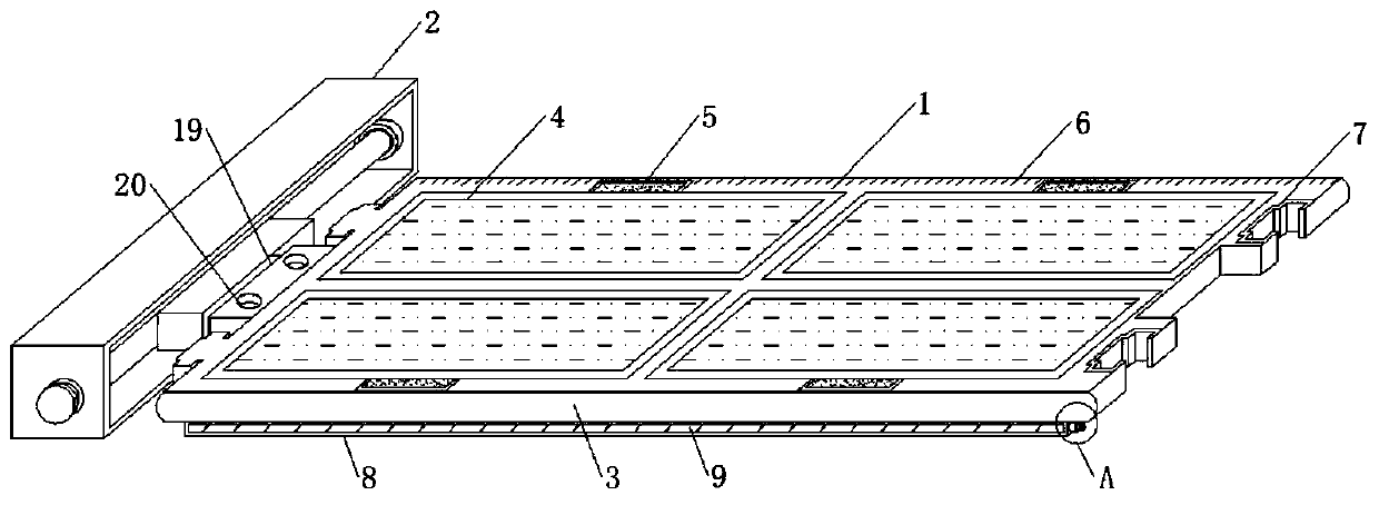 Anti-skid ground mat for physical training