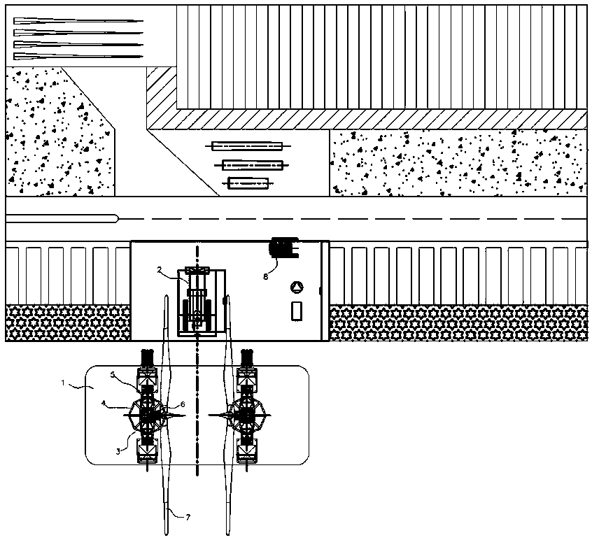 Method for assembling whole offshore wind turbine at wharf