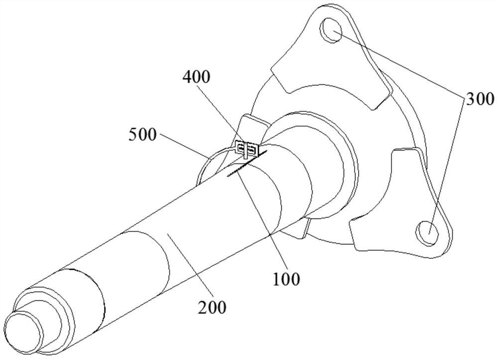 Automatic detection device for pin hole centering and manufacturing device for pin hole reference line