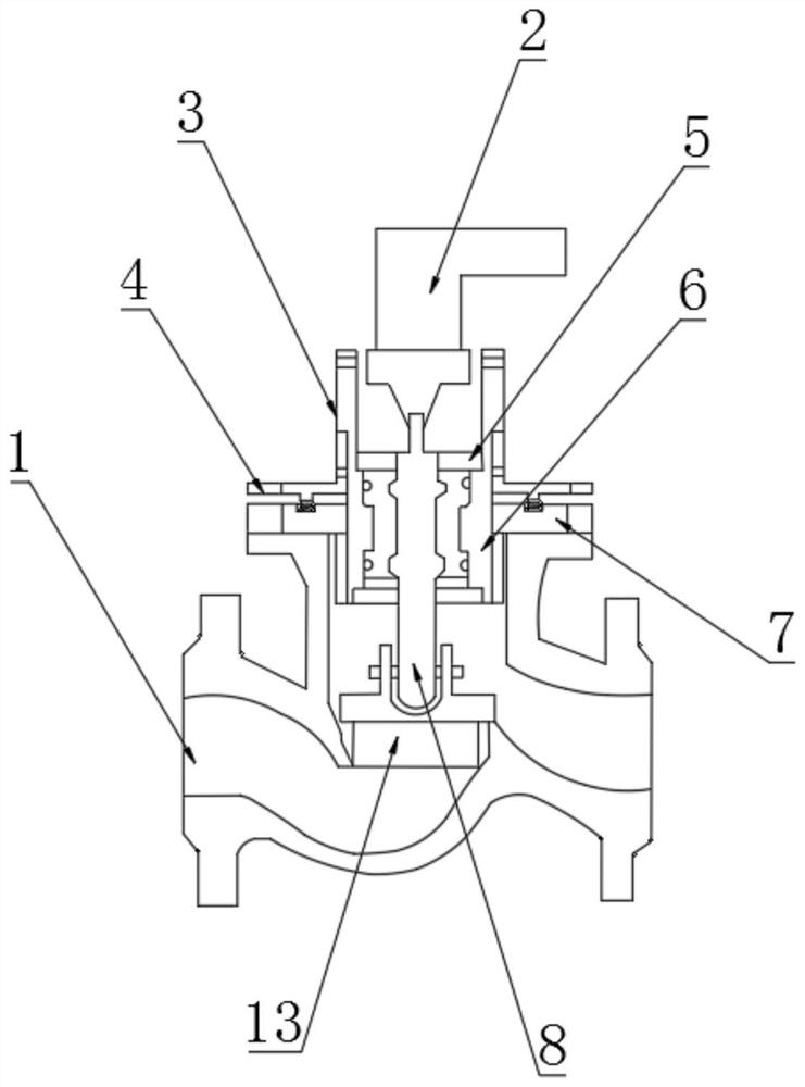 Rapid grinding device of stop valve