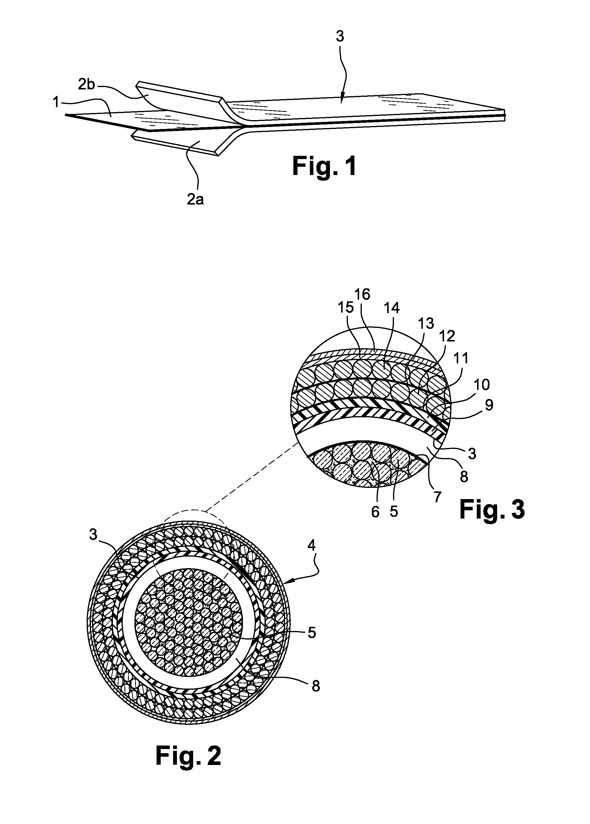 Power cable with a water barrier laminate