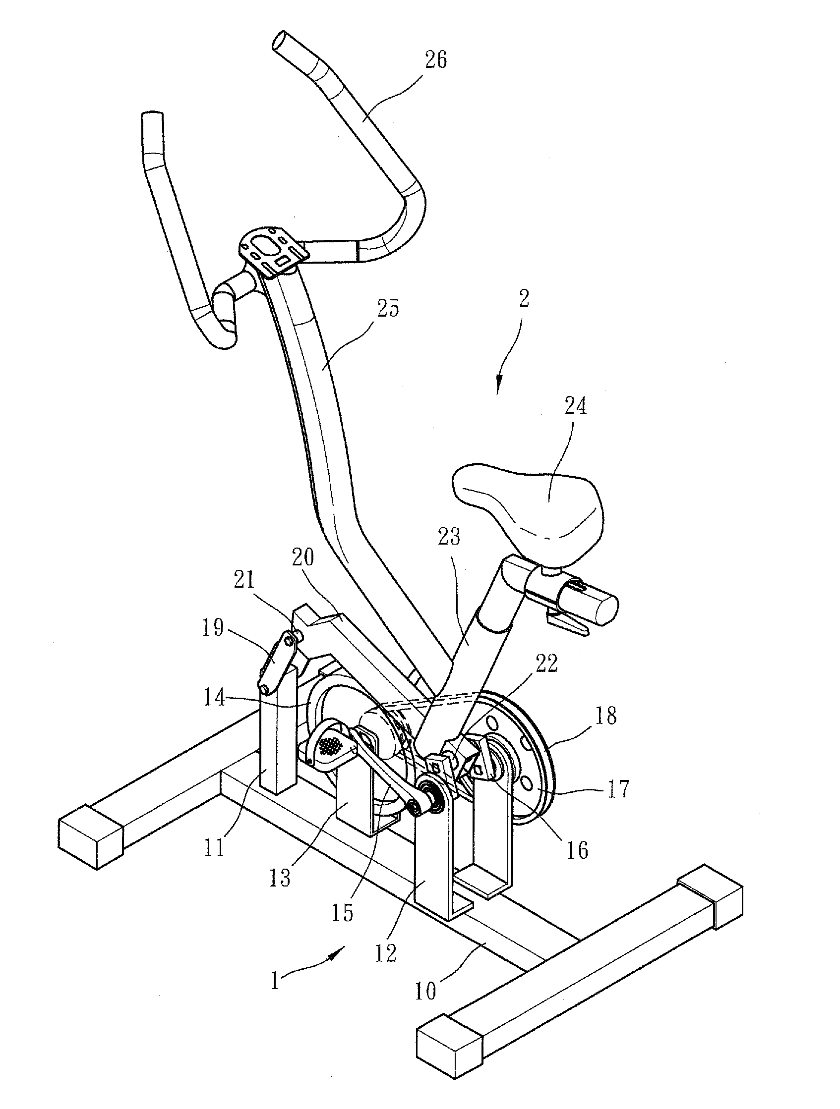 Horse-riding simulating physical fitness device