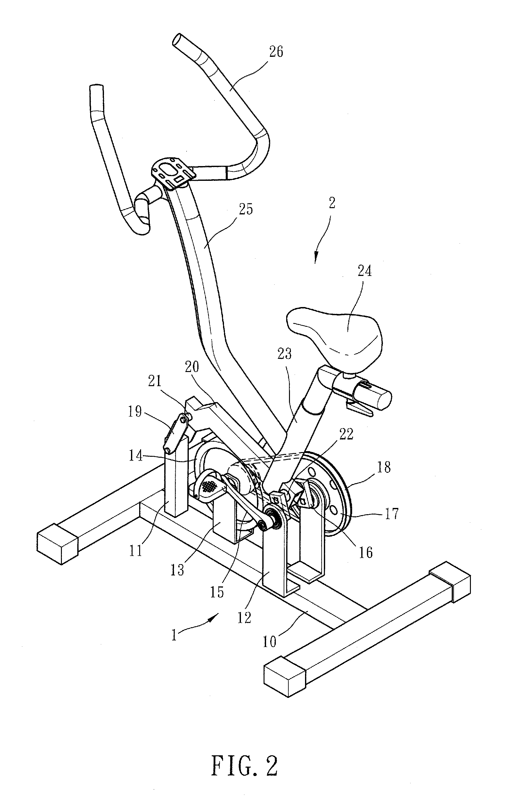 Horse-riding simulating physical fitness device