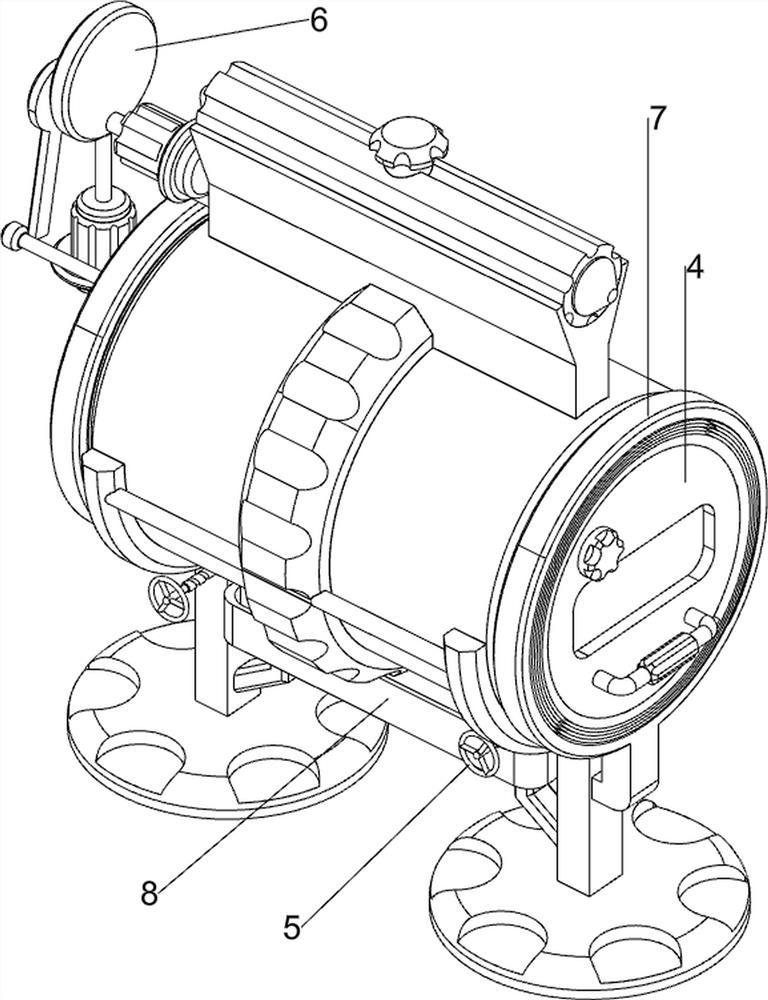 Gallstone specimen bloodstain removing machine for hepatobiliary department