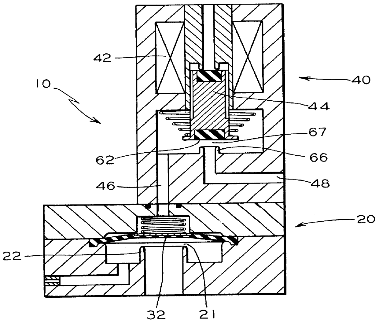 Low wattage, high flow electrical control valve