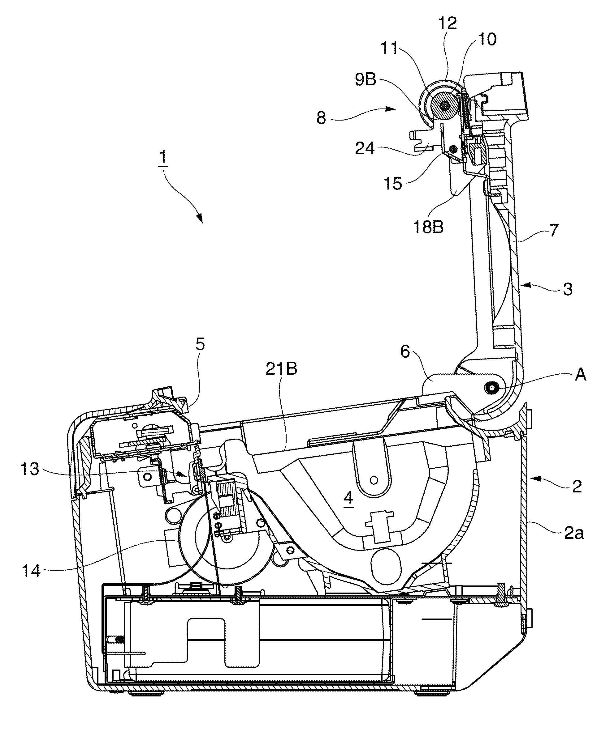 Cover unit and printer