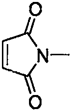 Synthesis method of 3-alkylmercapto-1-methyl-4-morpholinyl maleimide compound