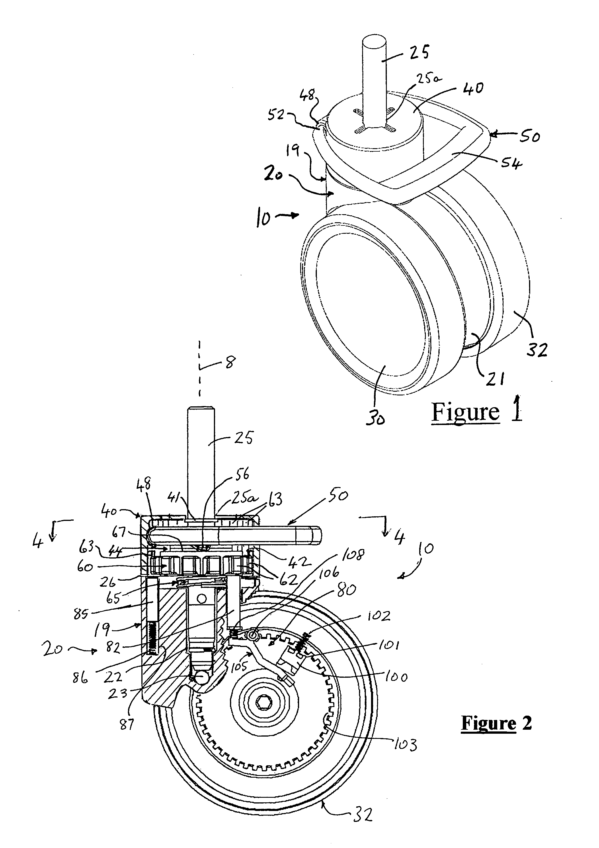 Swivel Castor Braking System