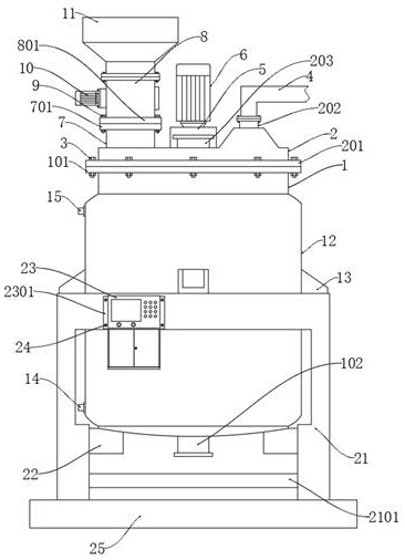 Alcohol fermentation device for producing prunus salicina and green plum composite fruit wine