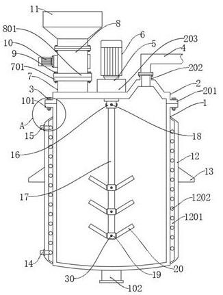 Alcohol fermentation device for producing prunus salicina and green plum composite fruit wine