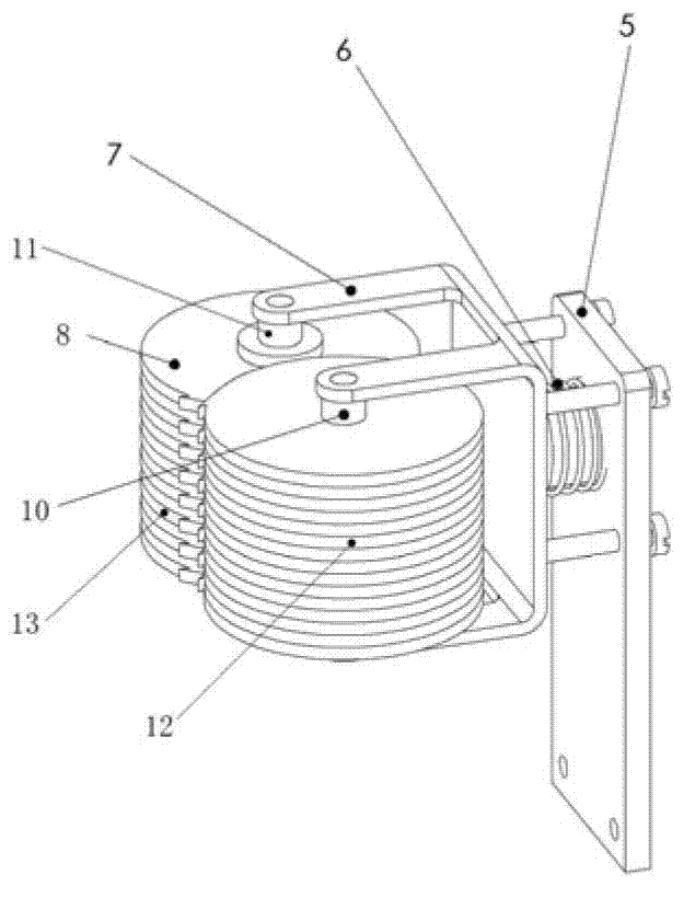 Skin scratching device for citrus peeling machine