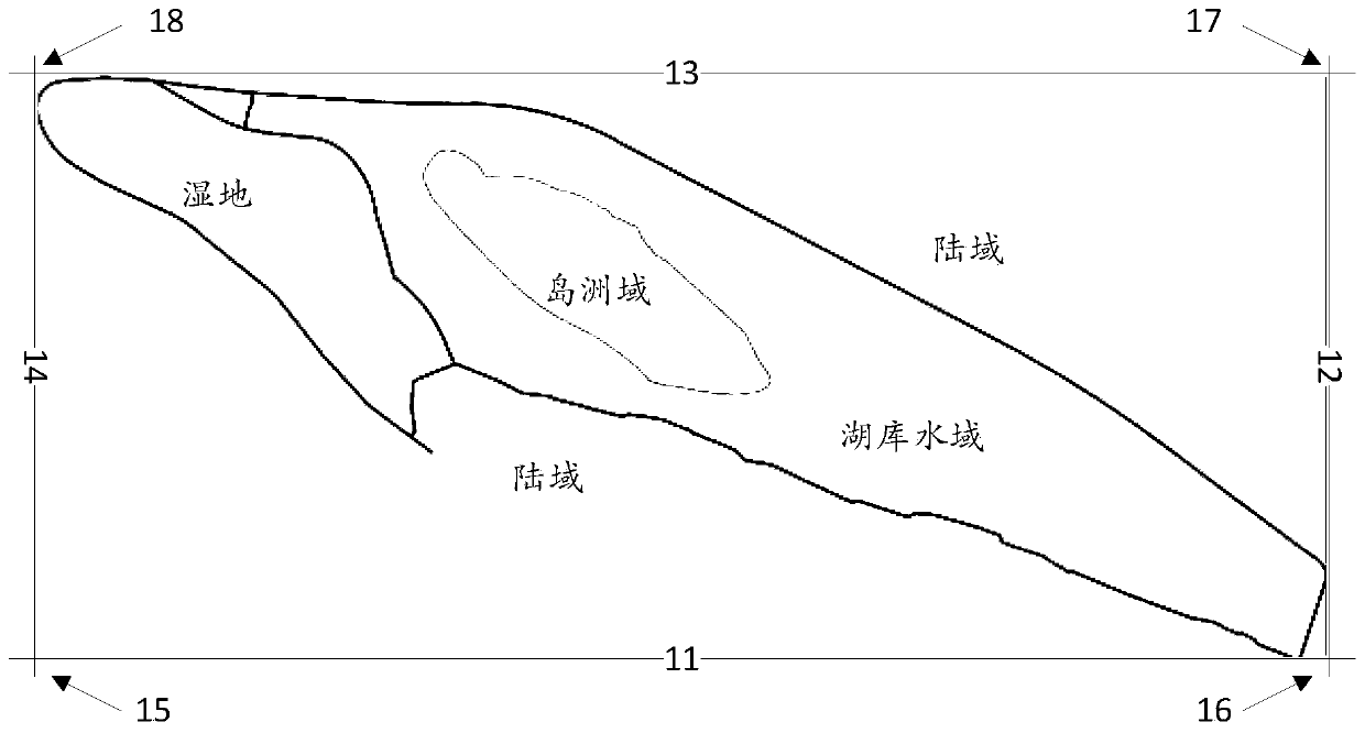 Grid generation method and device in water environment simulation, storage medium and terminal