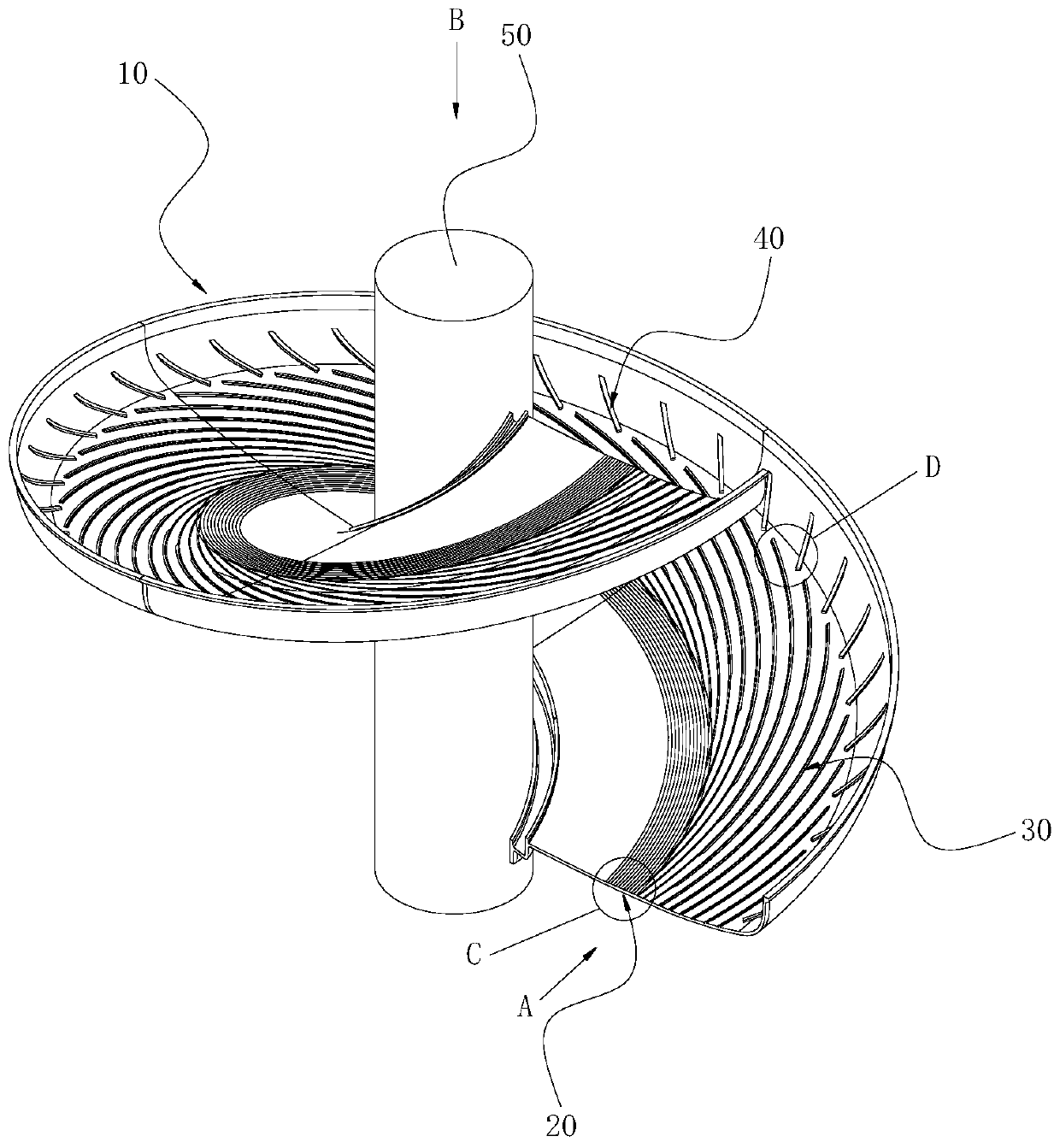 Beneficiation spiral chute