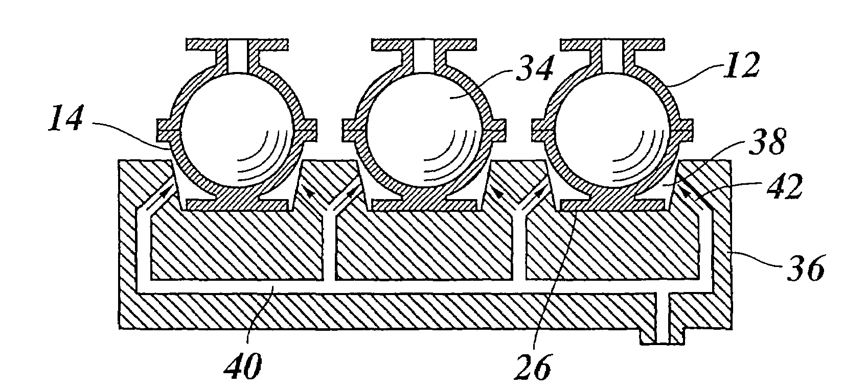 Method and device for manufacturing pellets of hot-melt ink