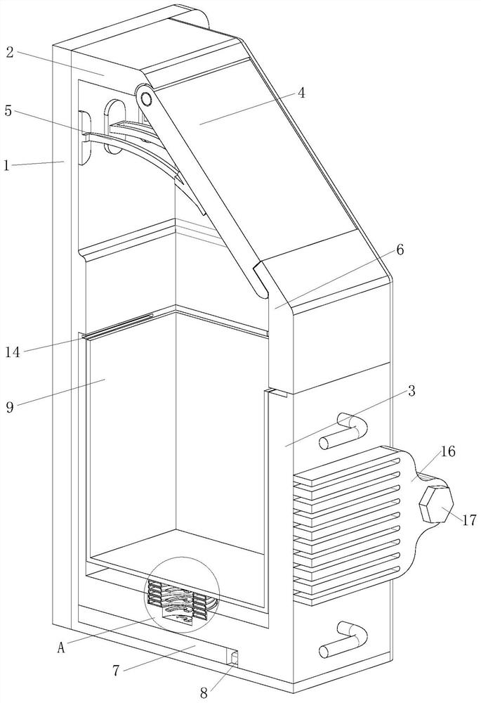 Waste lithium battery recycling device