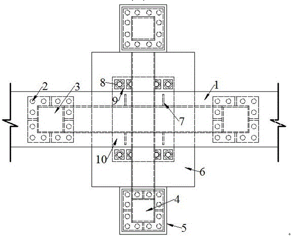 Friction pendulum support shock isolation layer tensile resistant limiting device