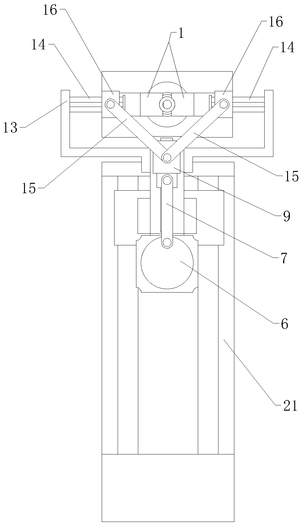 Automatic pressing mechanism for syringe needle assembly