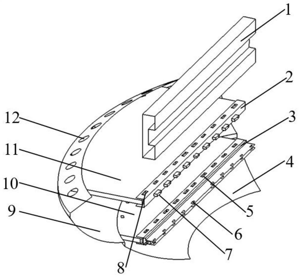 Integrated multi-stage buffer automobile lower protection plate device and protection method