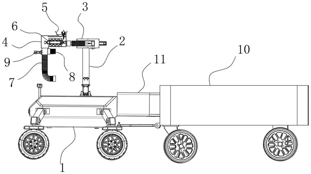 Siraitia grosvenorii picking vehicle