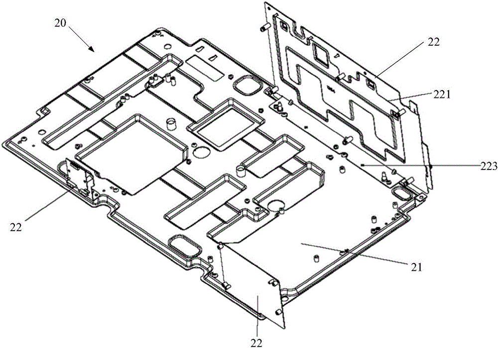 Electronic equipment circuit system architecture and laser theater equipment