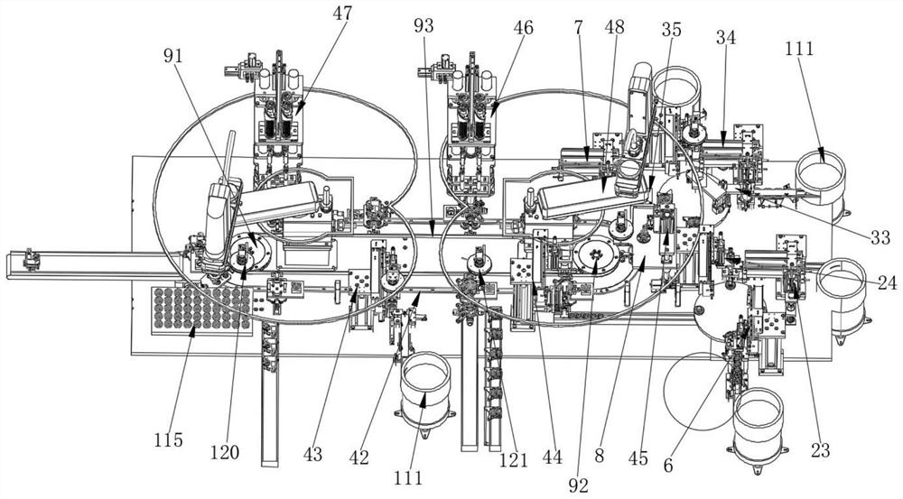 Water valve assembling equipment