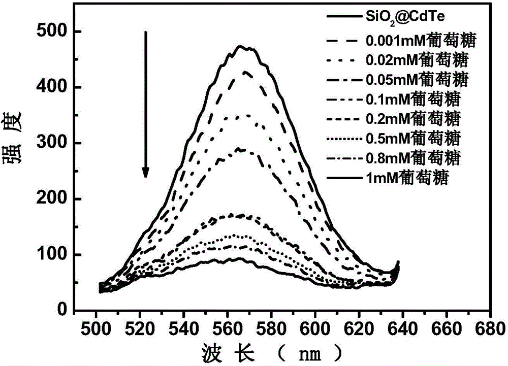 Preparation method of silicon dioxide@ quantum dot composite nanoparticles