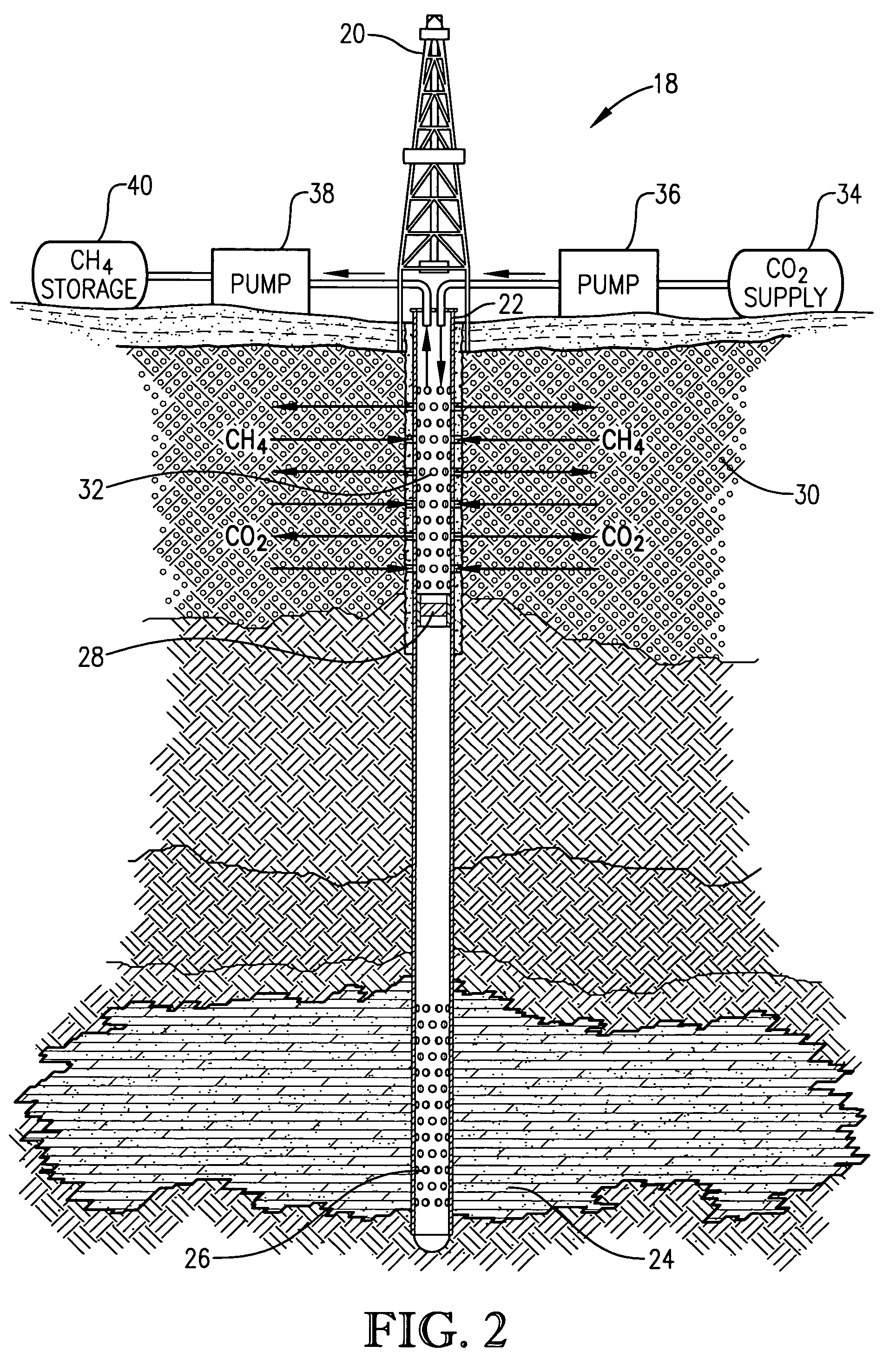 Production of free gas by gas hydrate conversion