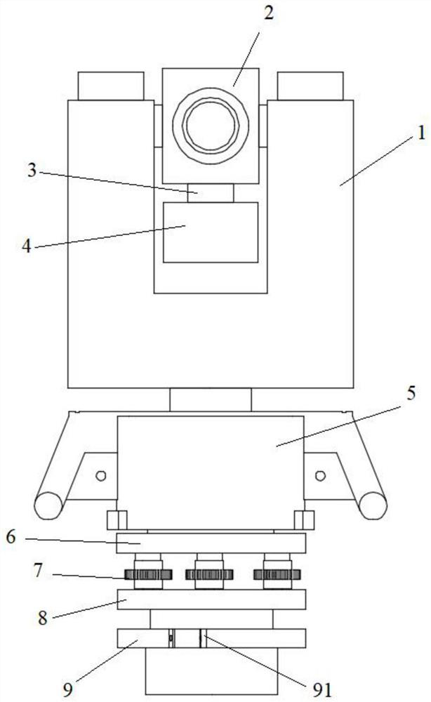 Ultrahigh-precision measuring device of digital gyroscope