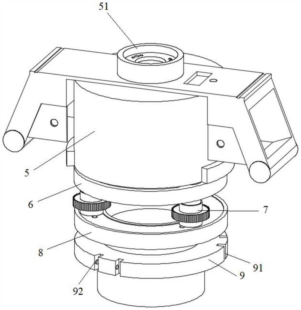 Ultrahigh-precision measuring device of digital gyroscope