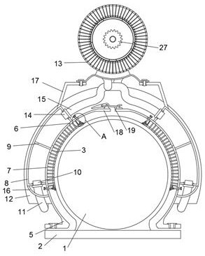 Novel explosion-proof motor heat radiation structure